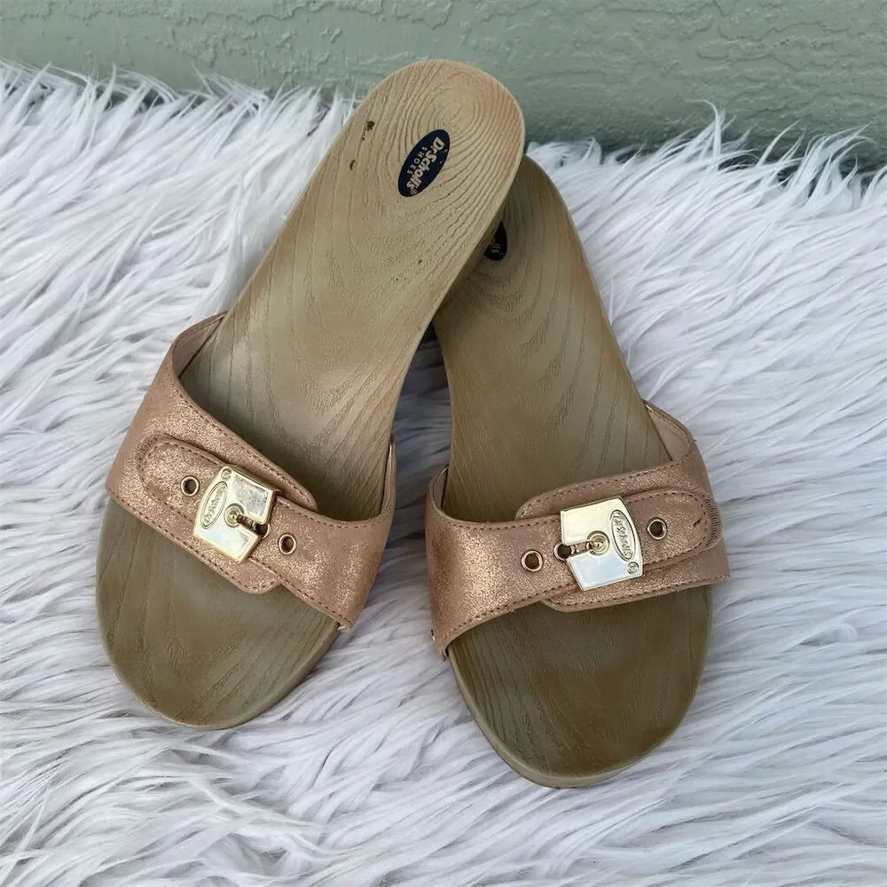 Dr. Scholl's Women's Slide Sandals Pink Size 7M Casual Comfort